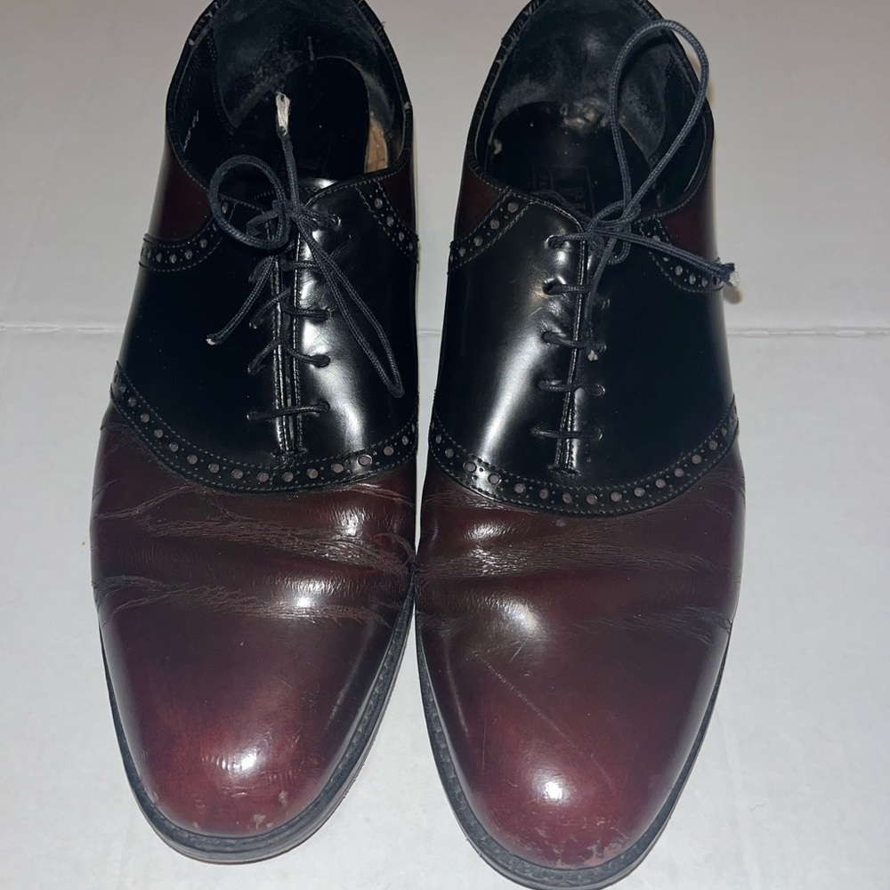 Florisheim Cherry red and Black Loafers